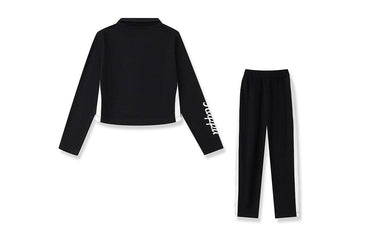 Толстовка для девочек Kappa Letter Print Lapel Long Sleeve Top - Boxette Shop