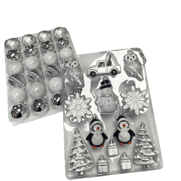 Игрушка подвесная Santa & Penguin Deluxe - Boxette Shop