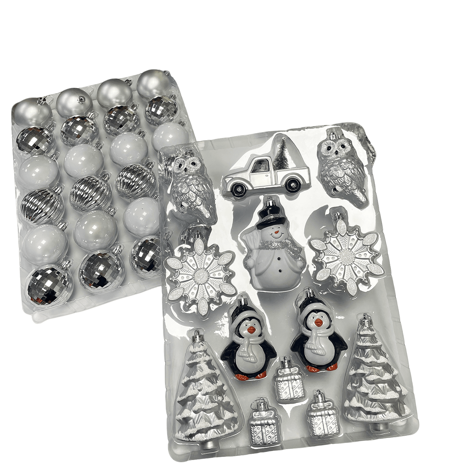 Игрушка подвесная Santa & Penguin Deluxe - Boxette Shop