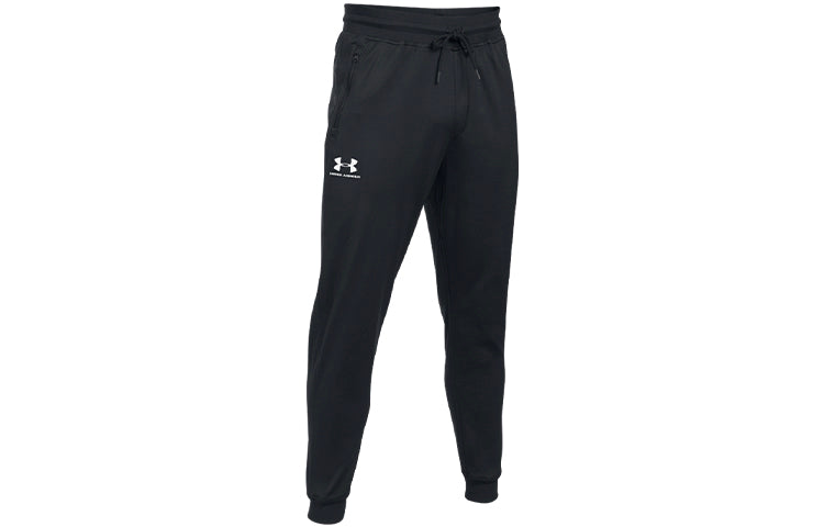 Under armour sportstyle sportstyle joggers cropped casual running long knit sweatpants men's black