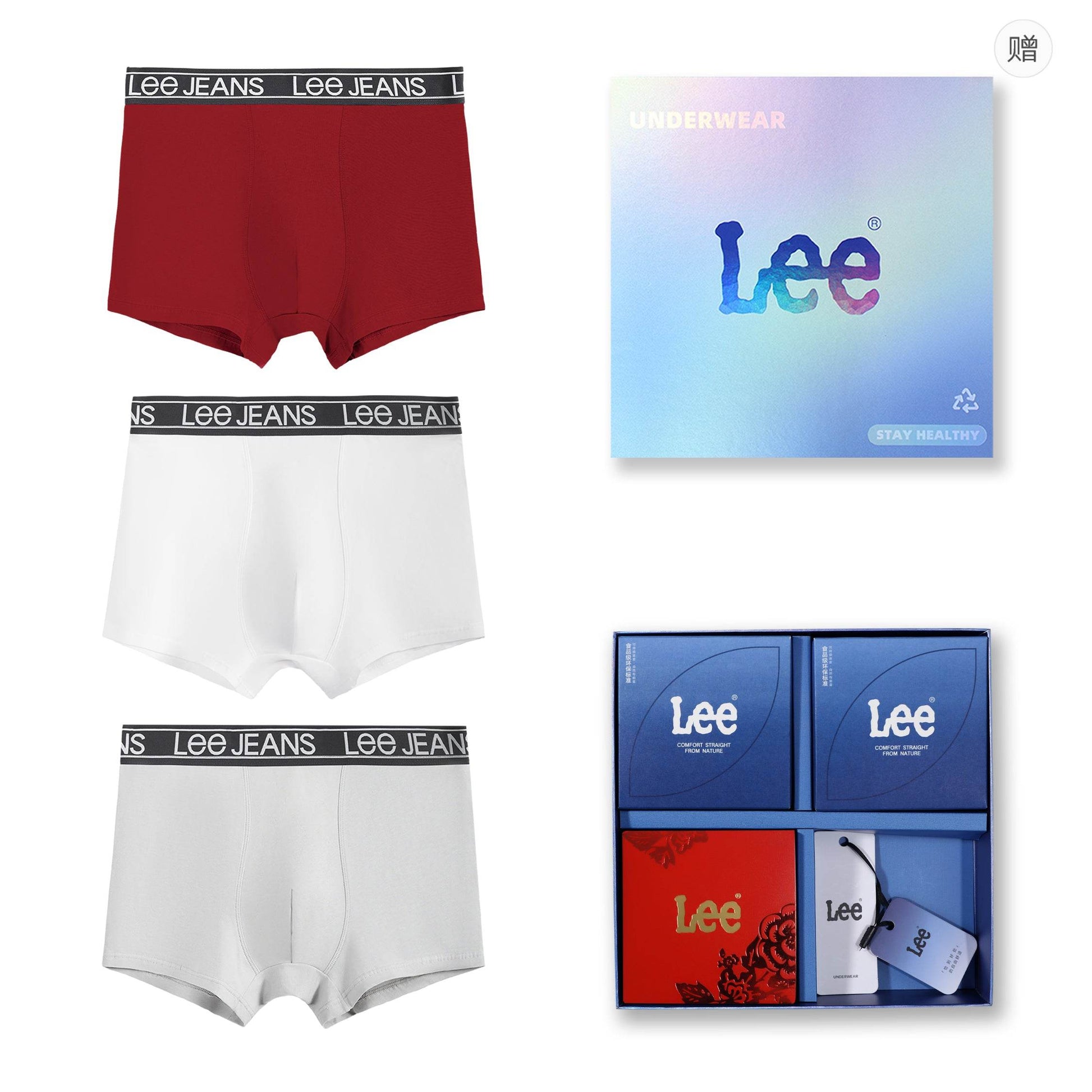 Трусы мужские Lee Cotton Alphabet Logo - Boxette Shop