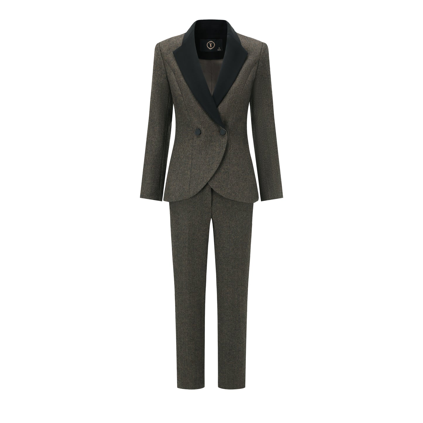 Bir sayoz mashhur rasmiy kichik parfyumeriya uslubidagi martaba ayollar kuz va qish plash temperament ma'buda model kostyum kostyum ayol modellari