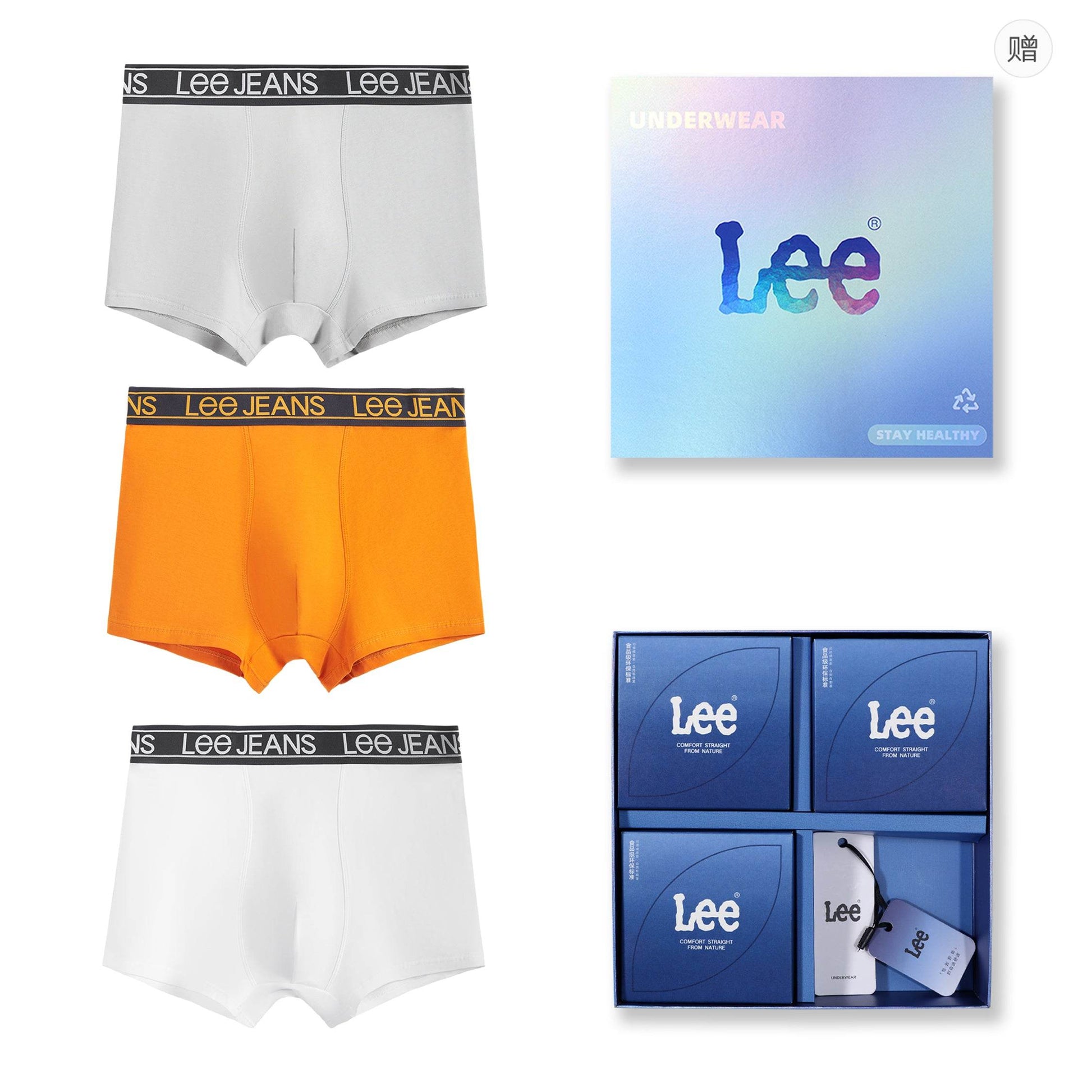 Трусы мужские Lee Cotton Alphabet Logo - Boxette Shop