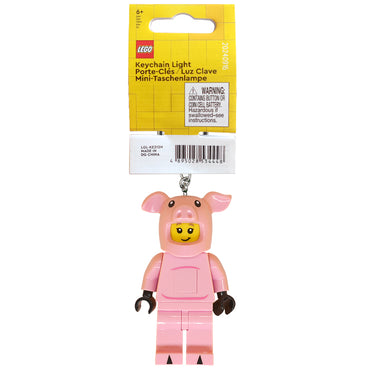 Брелок LEGO "Светящийся Розовый Поросенок" (KE212H) - Boxette Shop