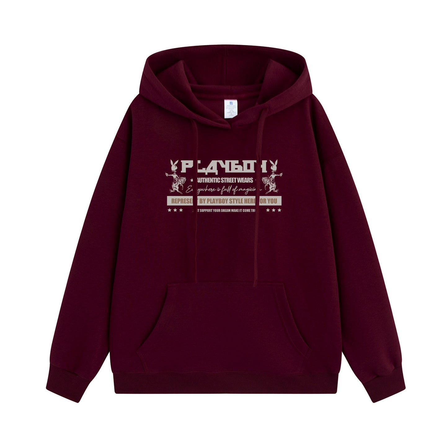 Erkaklar uchun Playboy kapshonli ko'ylagi