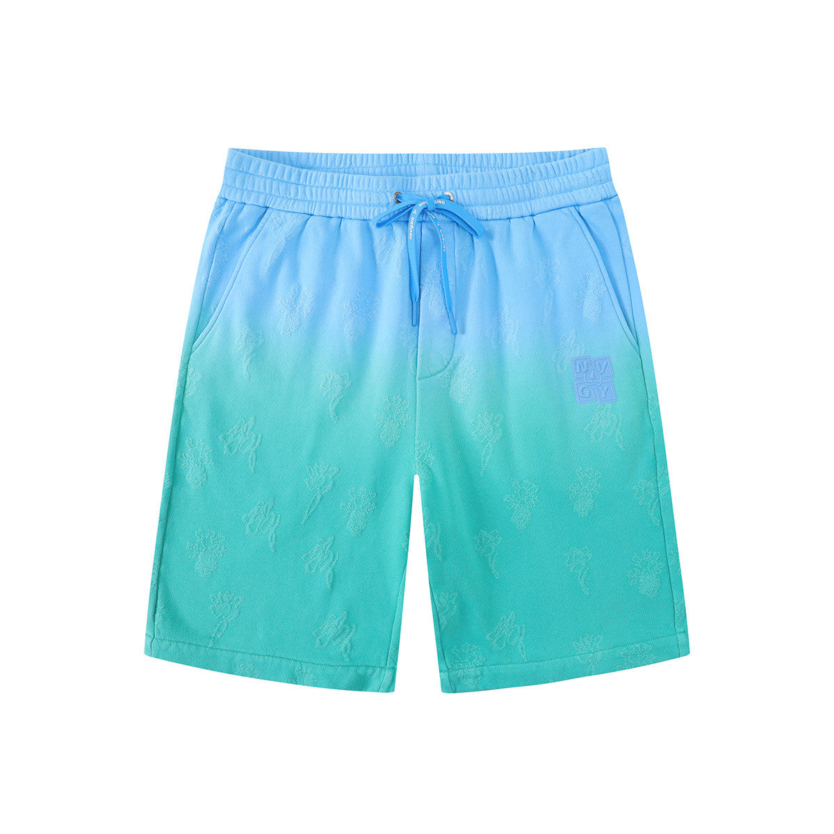 Navigare x yosh italyan kichkina yelkanli qayiqli gradient quyuq jakkard to'liq bosma tanga tekis tasodifiy shortilar erkaklar modellari