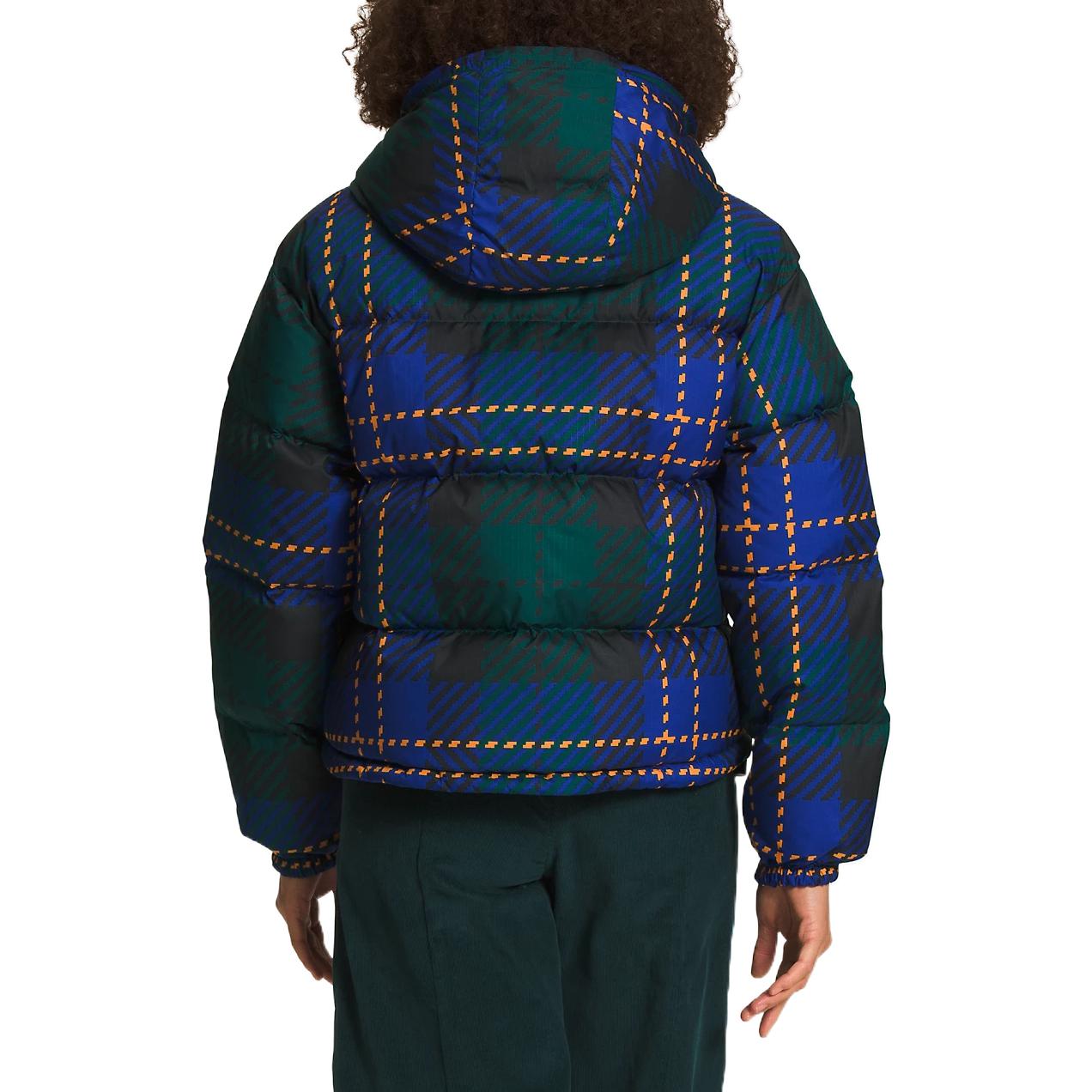 The north face sierra plaid large pocket hooded jacket women's