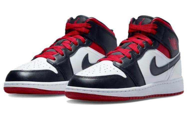 Кроссовки подростковые Air Jordan 1 Mid Leather - Boxette Shop