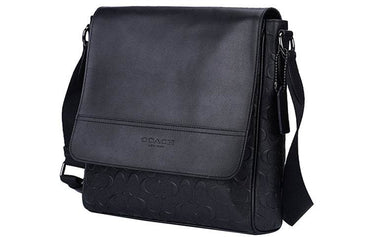 Сумка мужская Coach Houston 27 Embossed Leather Map S - Boxette Shop