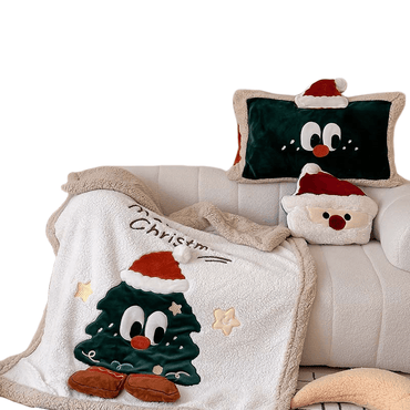 Одеяло-кокон универсальное Рождество 3D Lamb Fleece - Boxette Shop