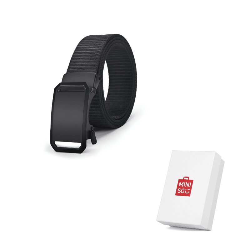 Ремень мужской Miniso с автоматической пряжкой - Boxette Shop