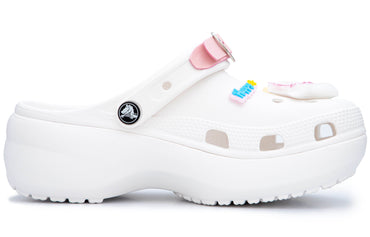 Шлепанцы женские Crocs Classic Platform Clog Pink Kitty Classic Clouds - Boxette Shop