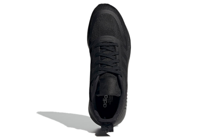 Adidas originals multix многоцелевая ткань дышащий низкий верх беговые кроссовки унисекс черный