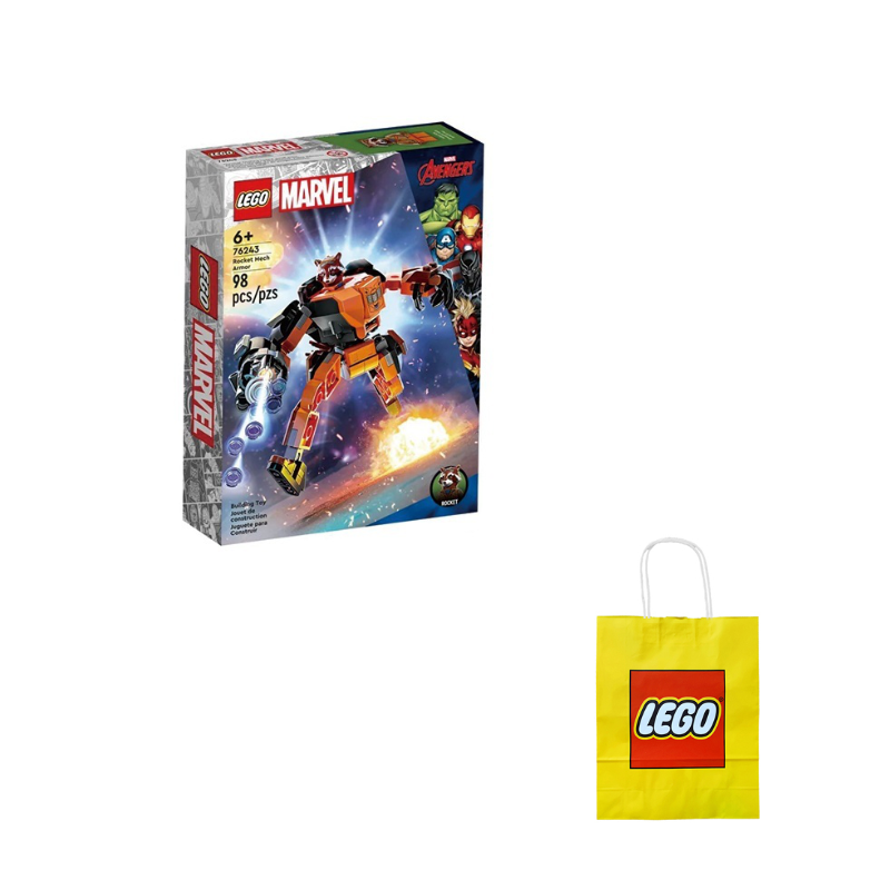 LEGO "Raketa Rakun: Qudratli Mecha" (76243)