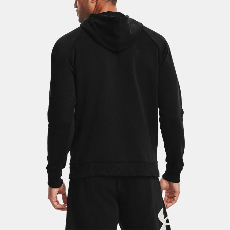 Толстовка с капюшоном under armour rival big мужская черная