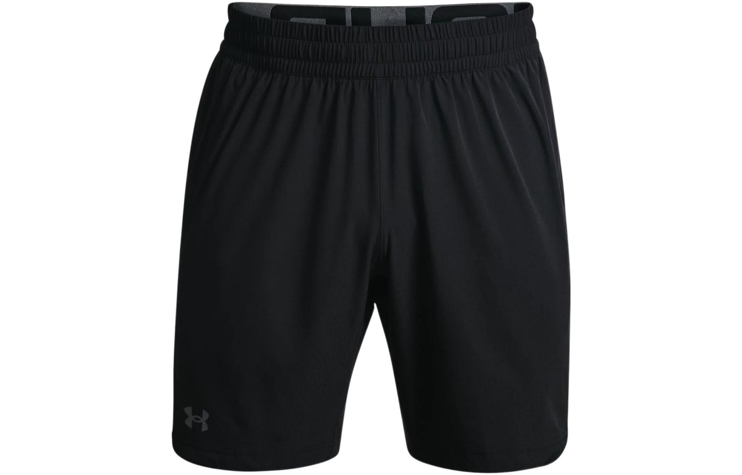 Шорты under armour woven ua elevated 2.0 logo printed solid athleisure shorts men's black