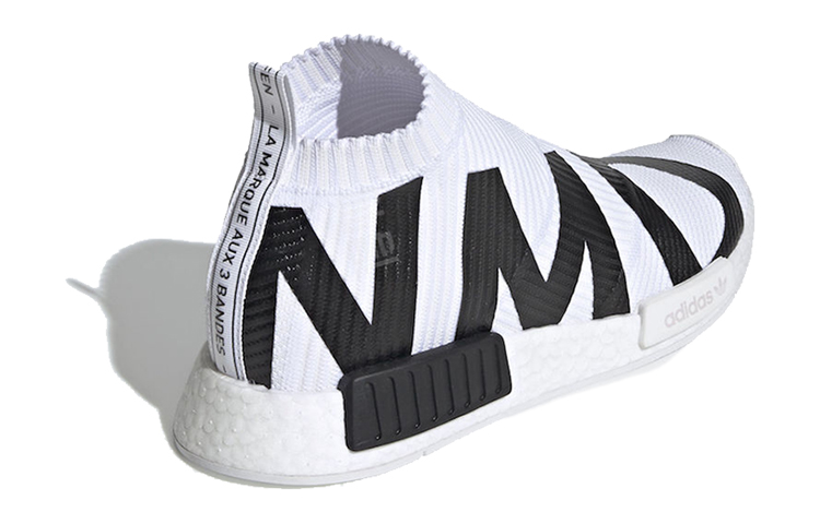 Adidas originals nmd cs1 primeknit удобные и универсальные нескользящая легкая низкопробная повседневная обувь мужские и женские модели белый