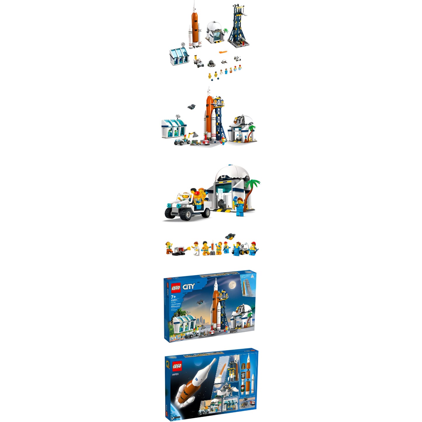 LEGO City raketa uchirish markazi (60351)