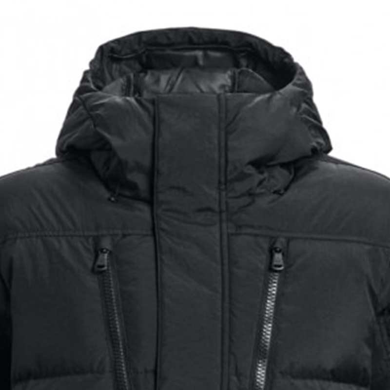 Under armour coldgear® infrared solid short waterproof warm sports hooded down jacket men's black