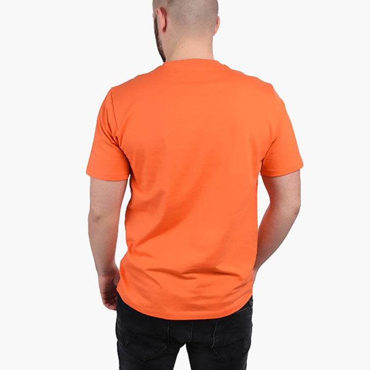 Футболка мужская Carhartt WIP printed letter orange - Boxette Shop