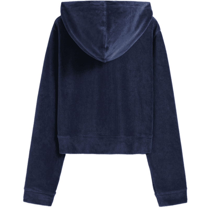 Женская простая толстовка с капюшоном и вышитым логотипом gap - Boxette Shop