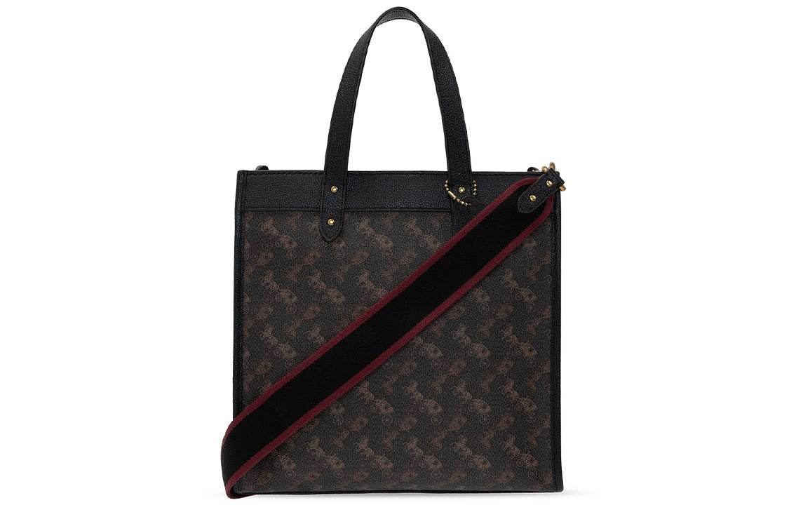 Сумка женская Coach Field 30 Horse-drawn Carriage Print - Boxette Shop
