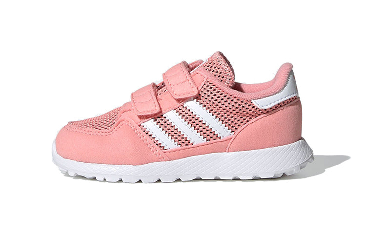 Adidas originals forest grove cf i breathable low top toddler pink white infant & toddler
