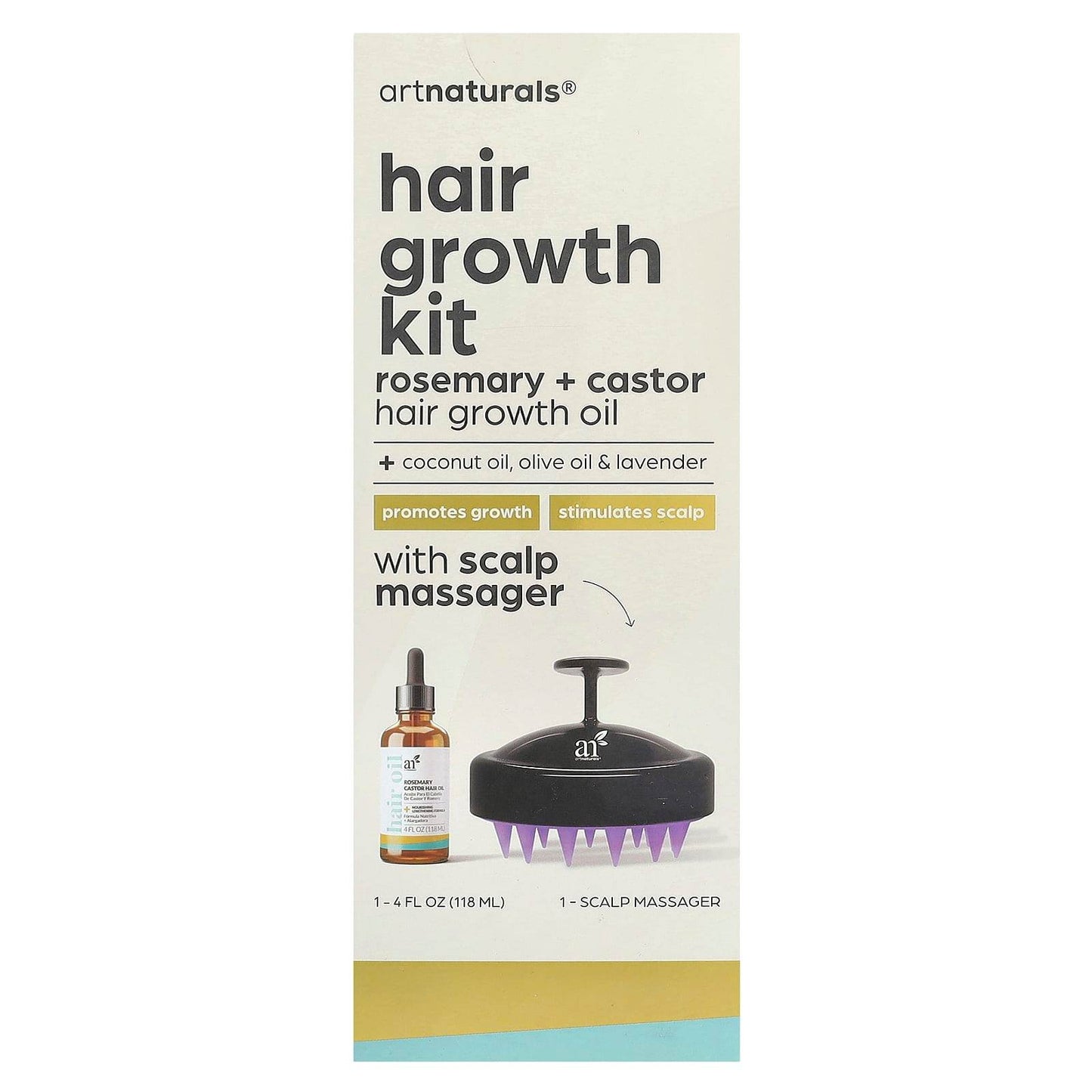 Сыворотка для волос artnaturals, розмарин + касторовое масло - Boxette Shop