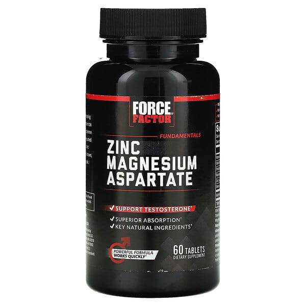 БАД Force Factor Zinc Magnesium Aspartate, 60 таблеток - Boxette Shop