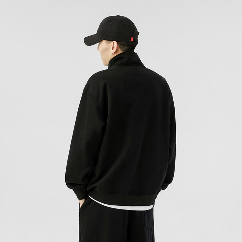 Anti-ofis kolleji uslubidagi Amerika logotipi harflari bosilgan yoqa uzun yengli kardigan ko'ylagi ko'p qirrali bo'sh sport yugurish to'rli shimlar kozok ikki qismli kozok to'plami erkaklar va ayollar bir xil modellar