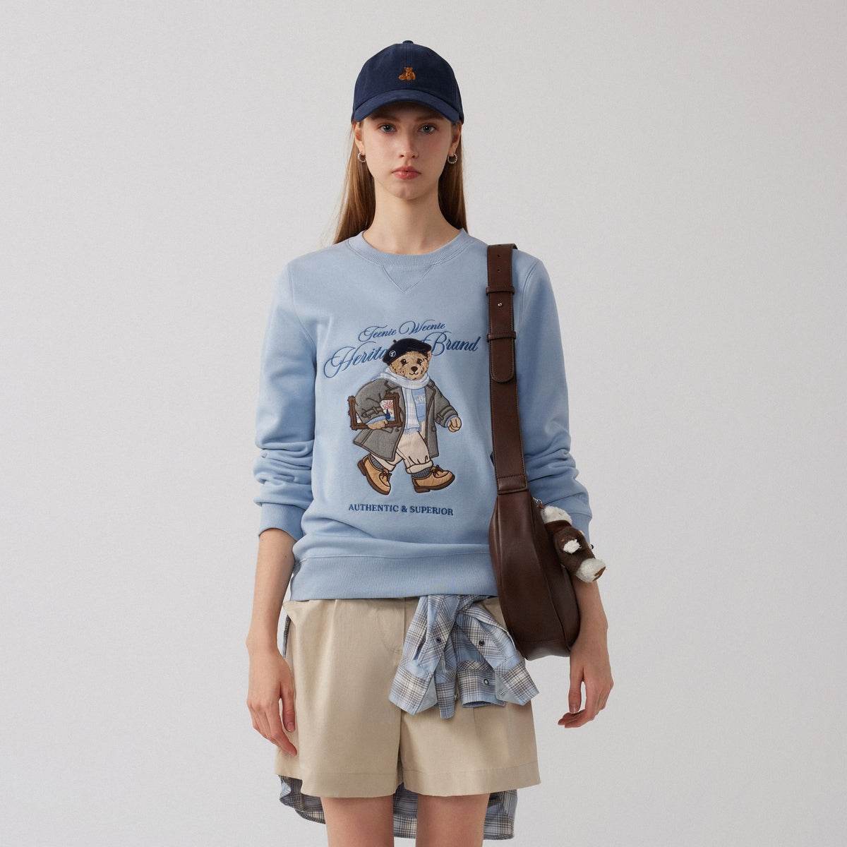 Худи женское Teenie Weenie Bear College Style - Boxette Shop