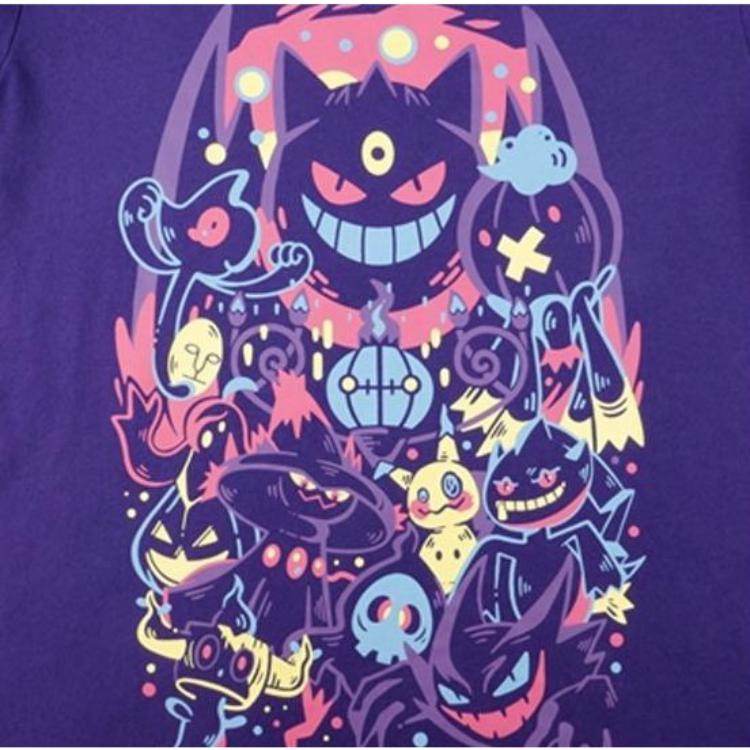 Футболка женская Uniqlo X Pokemon Pokémon Gengi - Boxette Shop