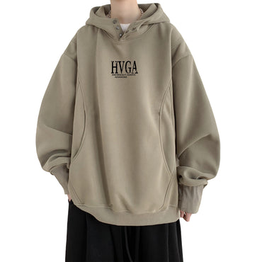 Erkaklar uchun HVGA ko'cha logotipli kapshonli