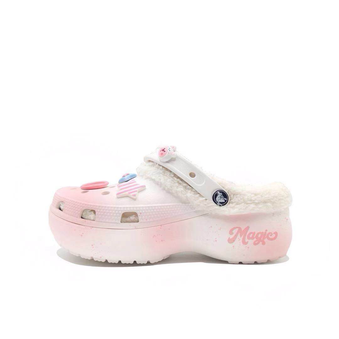 Шлепанцы женские Crocs Classic Platform Clog Peachy - Boxette Shop