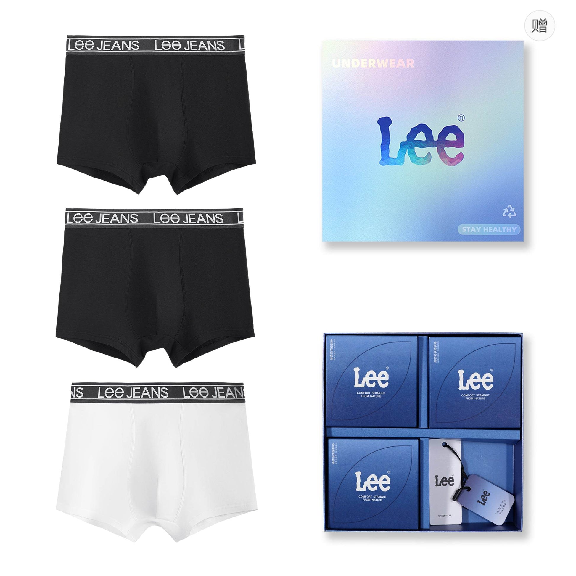 Трусы мужские Lee Cotton Alphabet Logo - Boxette Shop