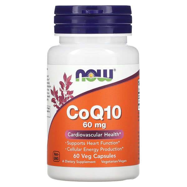 БАД NOW Foods, CoQ10, коэнзим - Boxette Shop