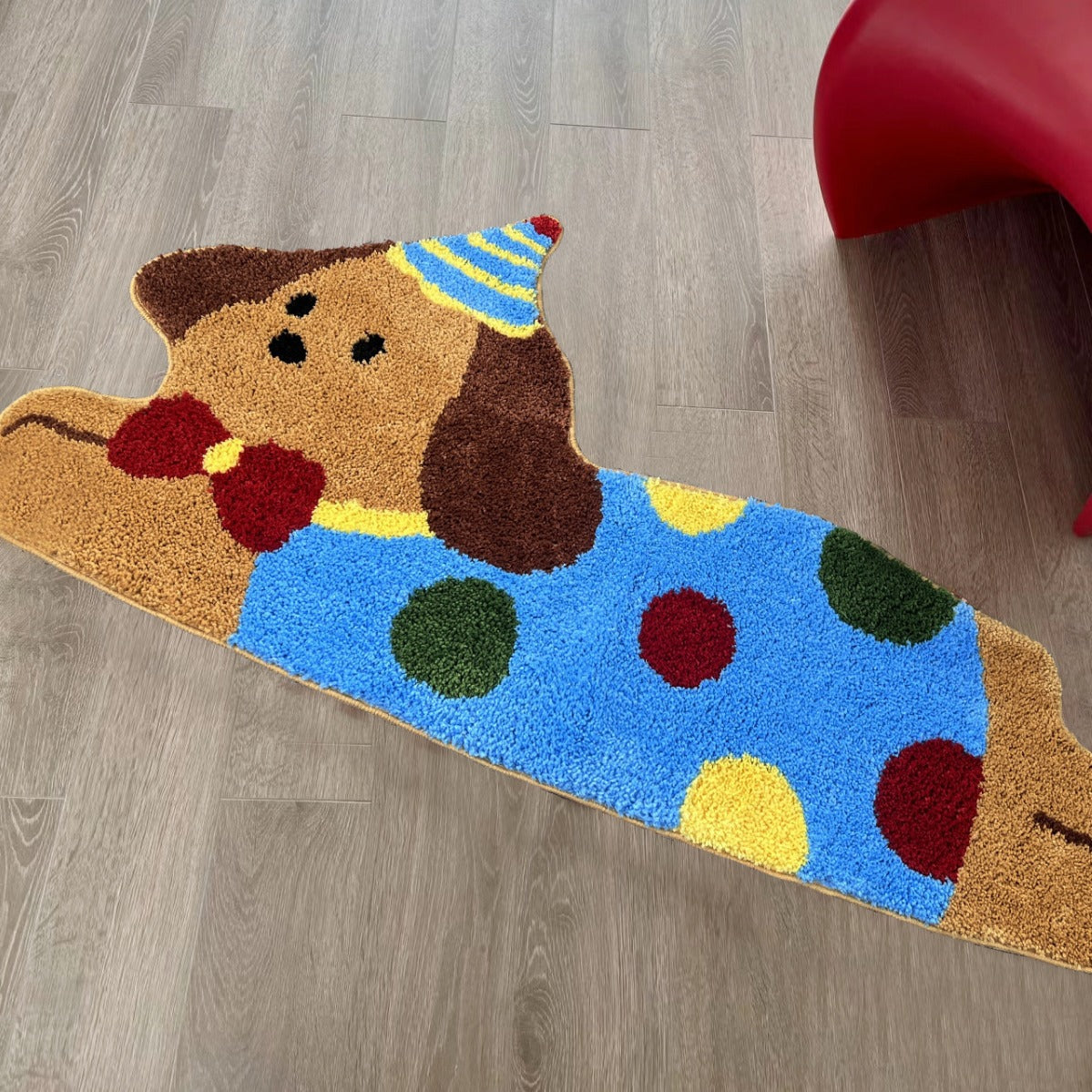 Chhatwal & jonsson adorable collection cute animal tufted flocking blanket thickened bedroom cooler bedside blanket living room absorbent coffee table sofa carpet rugs