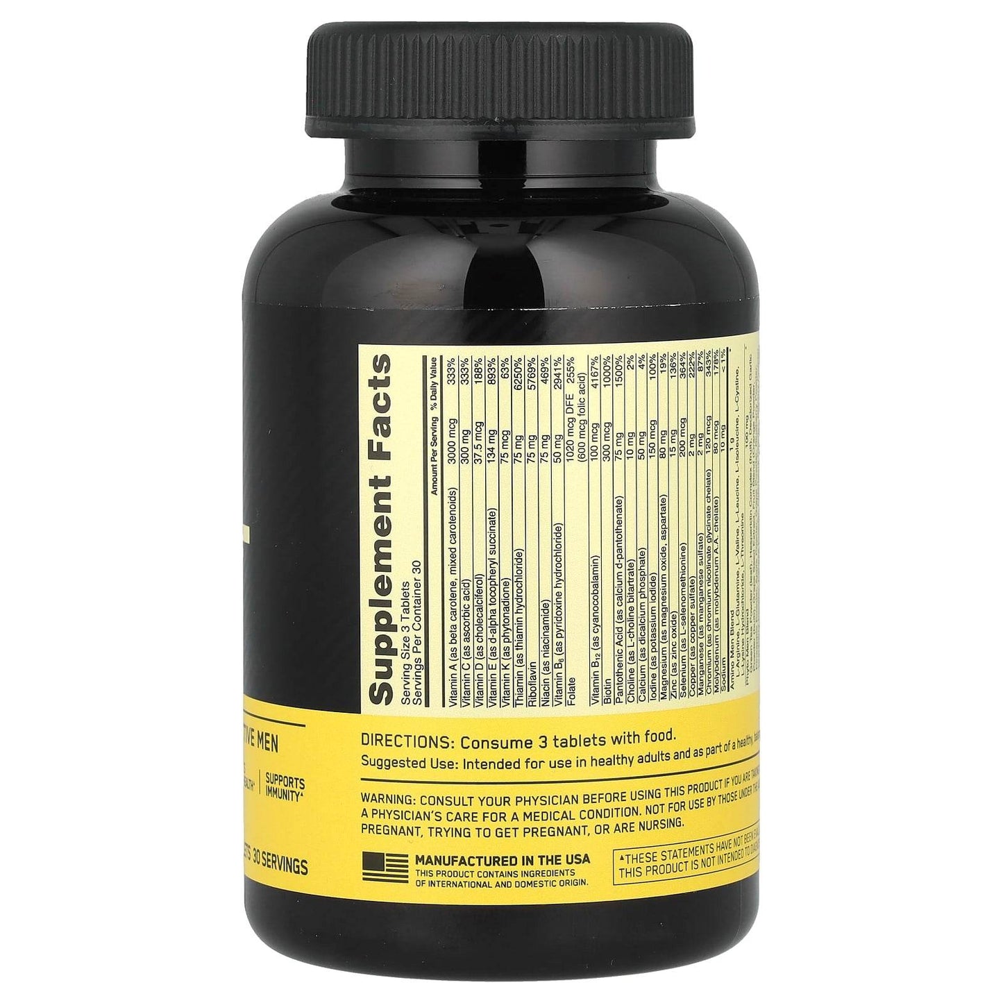 БАД Optimum Nutrition Opti-Men, 90 таблеток - Boxette Shop