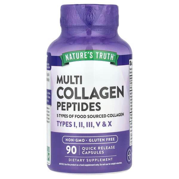 БАД Nature's Truth Multi Collagen Peptides, 90 капсул - Boxette Shop