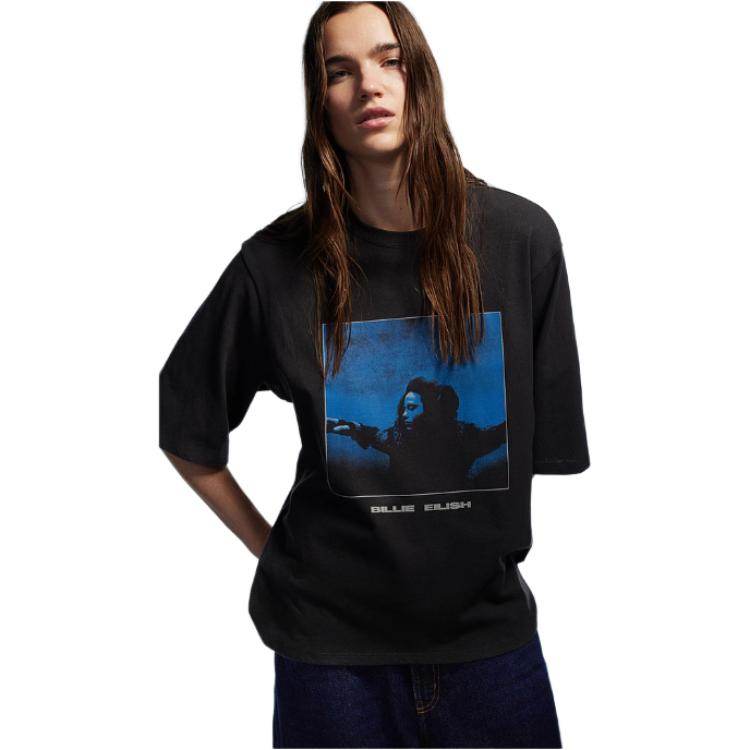 Футболка женская H&M x Billie Eilish - Boxette Shop
