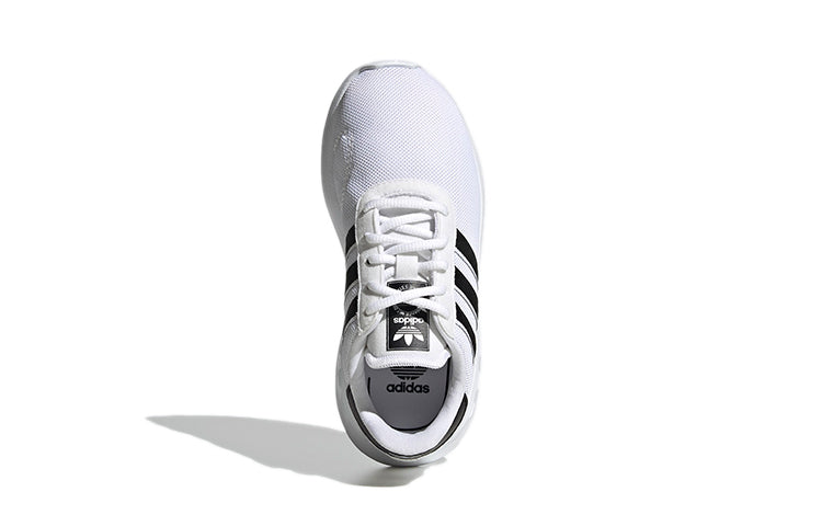 Adidas originals la trainer lite ткань дышащий низкий верх атлетические casual обувь белый черный средний маленькие дети