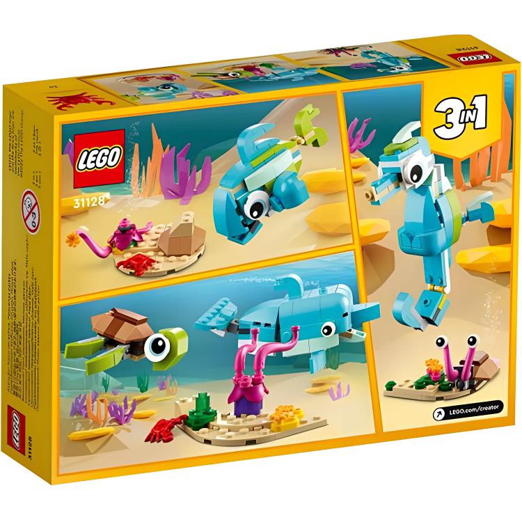 LEGO Creator 3-in-1 delfin va toshbaqa (31128)