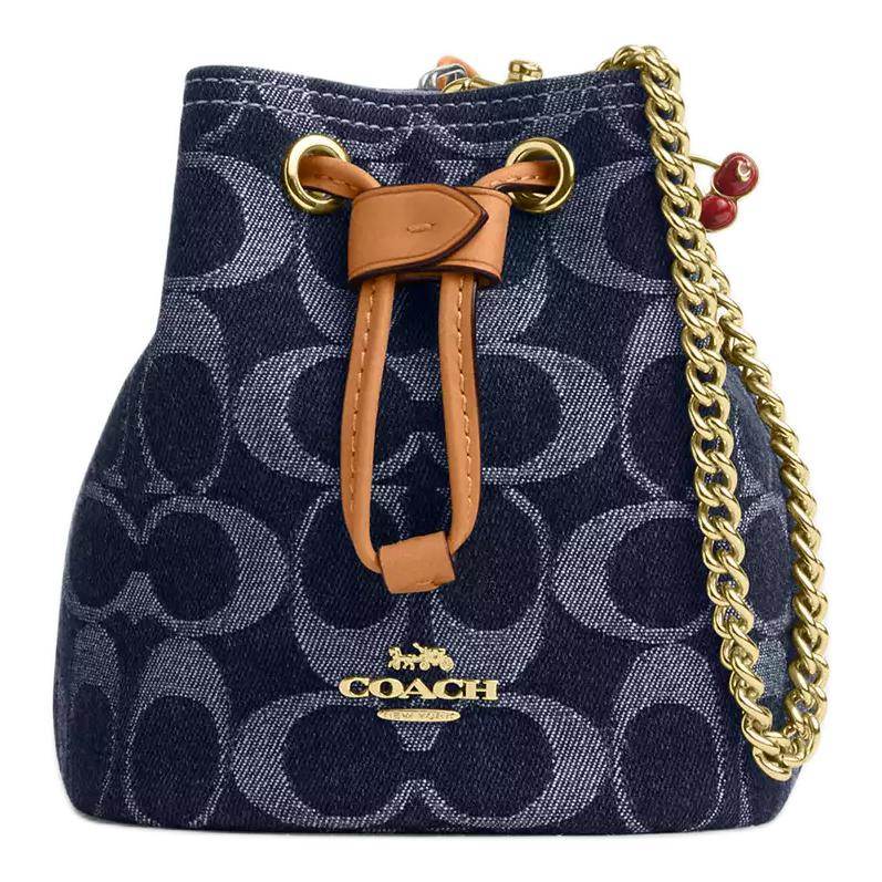 Сумка женская Coach Drawstring 12 Brand Logo Closure - Boxette Shop