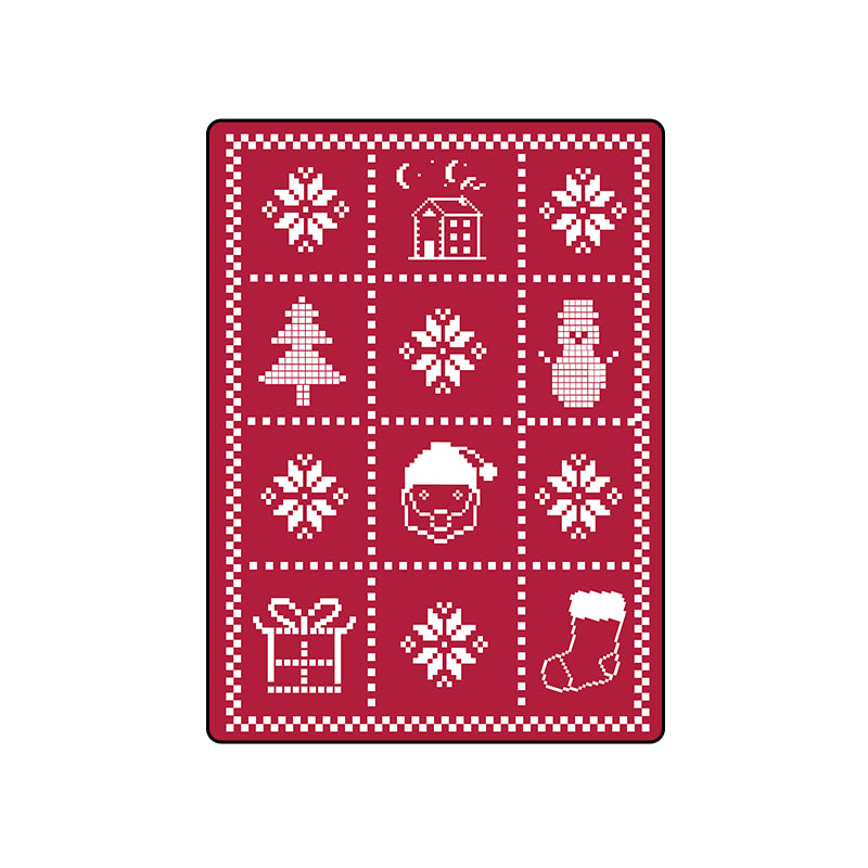 Flash cushion red practical ambient decorative bedroom lounge blanket throw