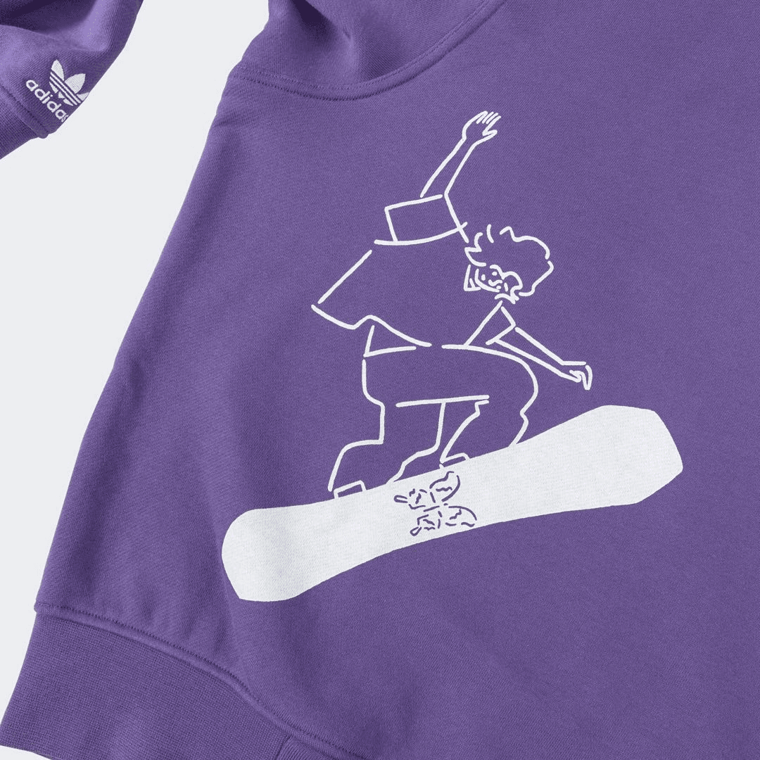 Свитшот женский Adidas Originals Shamrock x Naganobu x Su Yiming - Boxette Shop