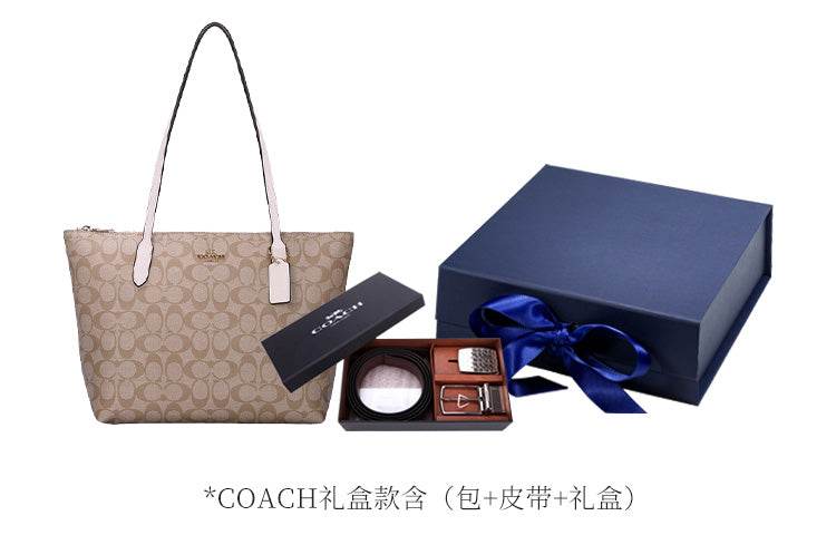 Сумка женская Coach Zip Top Tote 30 - Boxette Shop