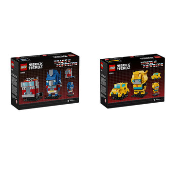 Конструктор LEGO "Трансформеры: Оптимус Прайм и Бамблби" (40803 + 40804) - Boxette Shop