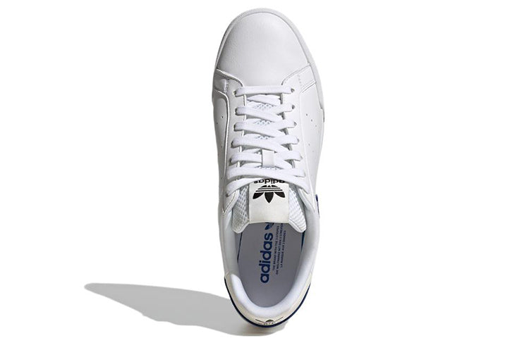 Adidas originals court tourino синтетическая кожа коровья кожа досуг нескользящий износостойкий низкий топ доски обувь мужские и женские модели белый