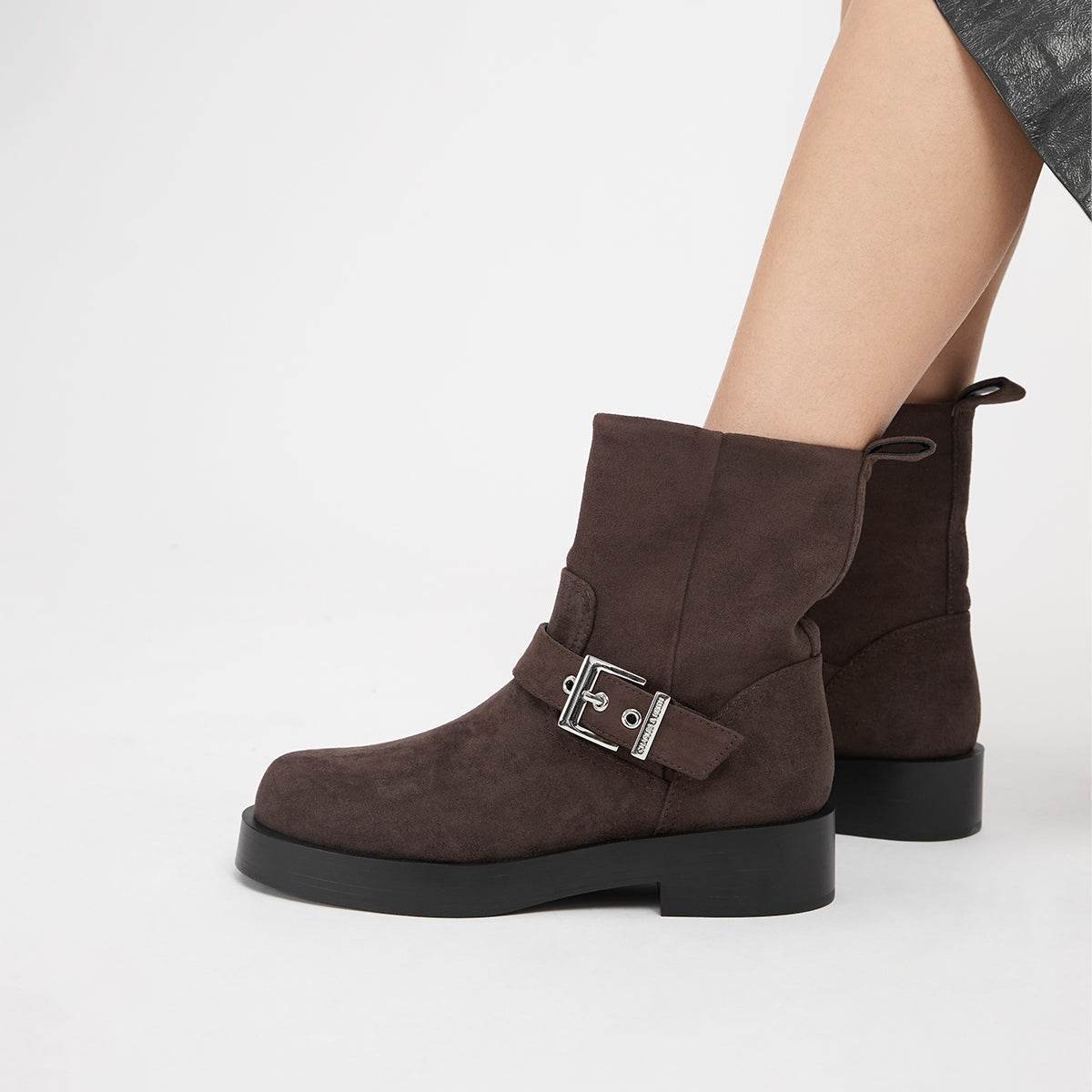 Ботинки женские Charles&Keith Biker Short - Boxette Shop