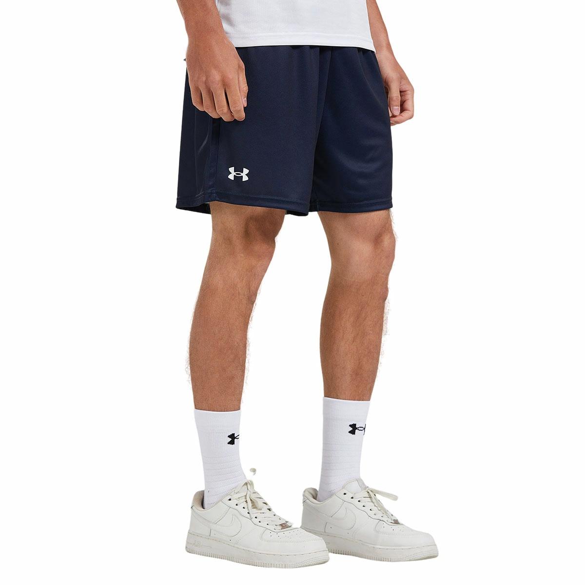 Шорты under armour lace-up loose solid simple sports shorts unisex navy